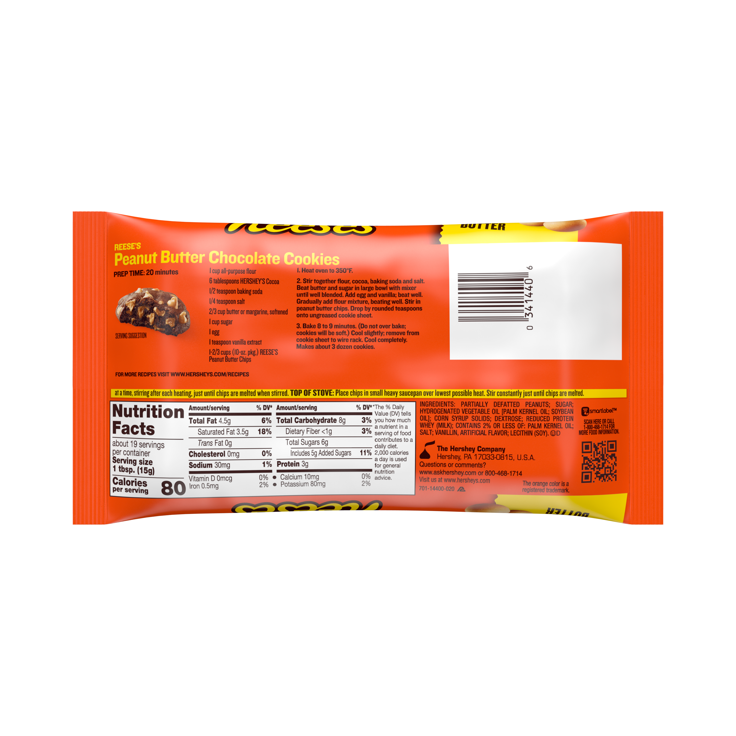 Reese S Peanut Butter Chips 10 Oz Bag