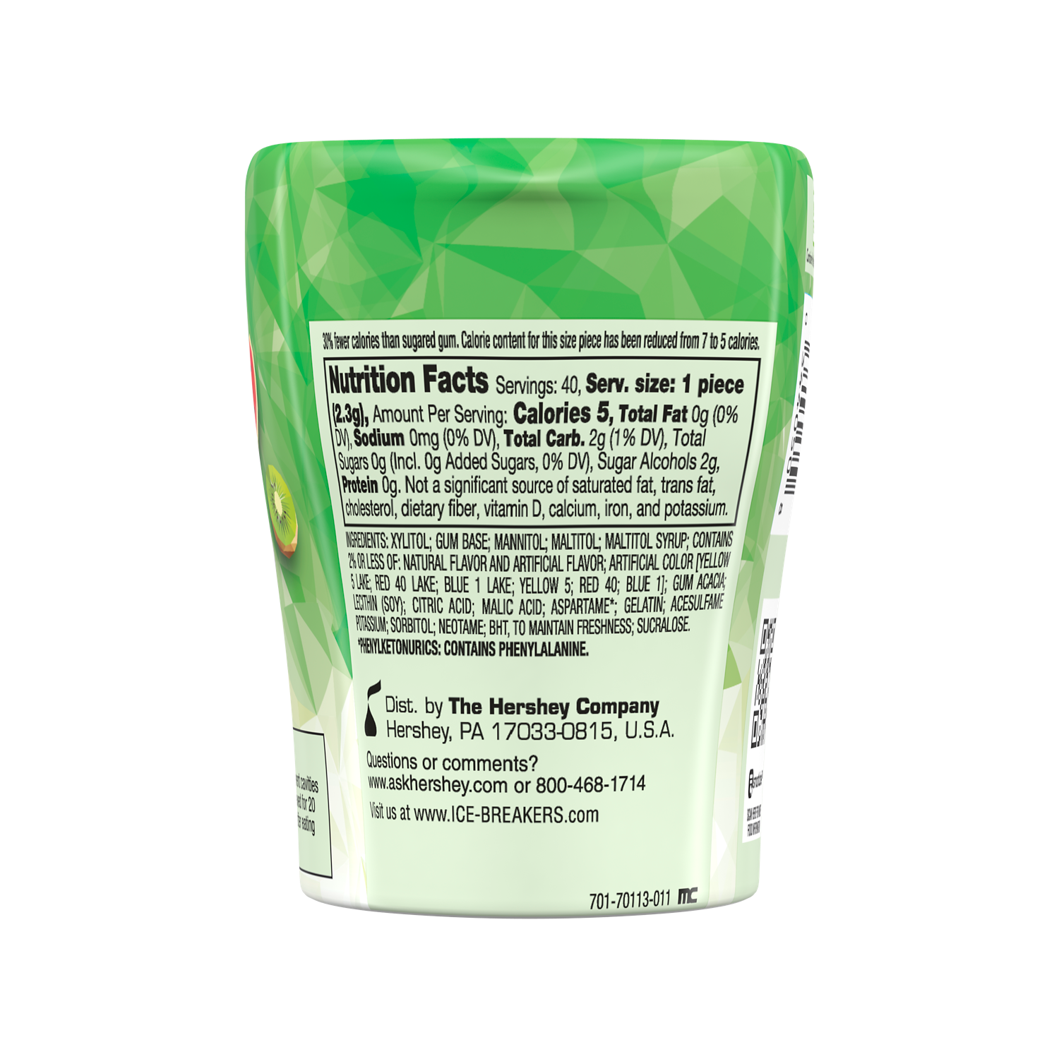 Ice Breakers Ice Cubes Kiwi Watermelon Sugar Free Gum 3 24 Oz Bottle 40 Pieces Personally i don't really like this method as it usually leaves lumps of cocoa powder not quite dissolved. hershey s