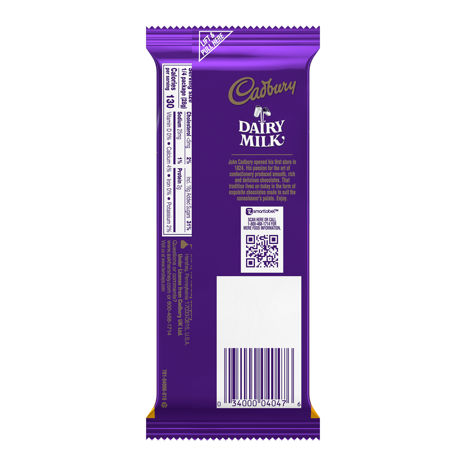 CADBURY DAIRY MILK CARAMELLO Caramel and Milk Chocolate Candy Bar, 4 oz