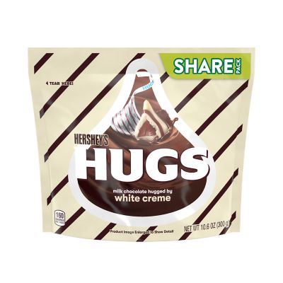 HERSHEY'S HUGS Milk Chocolate and White 