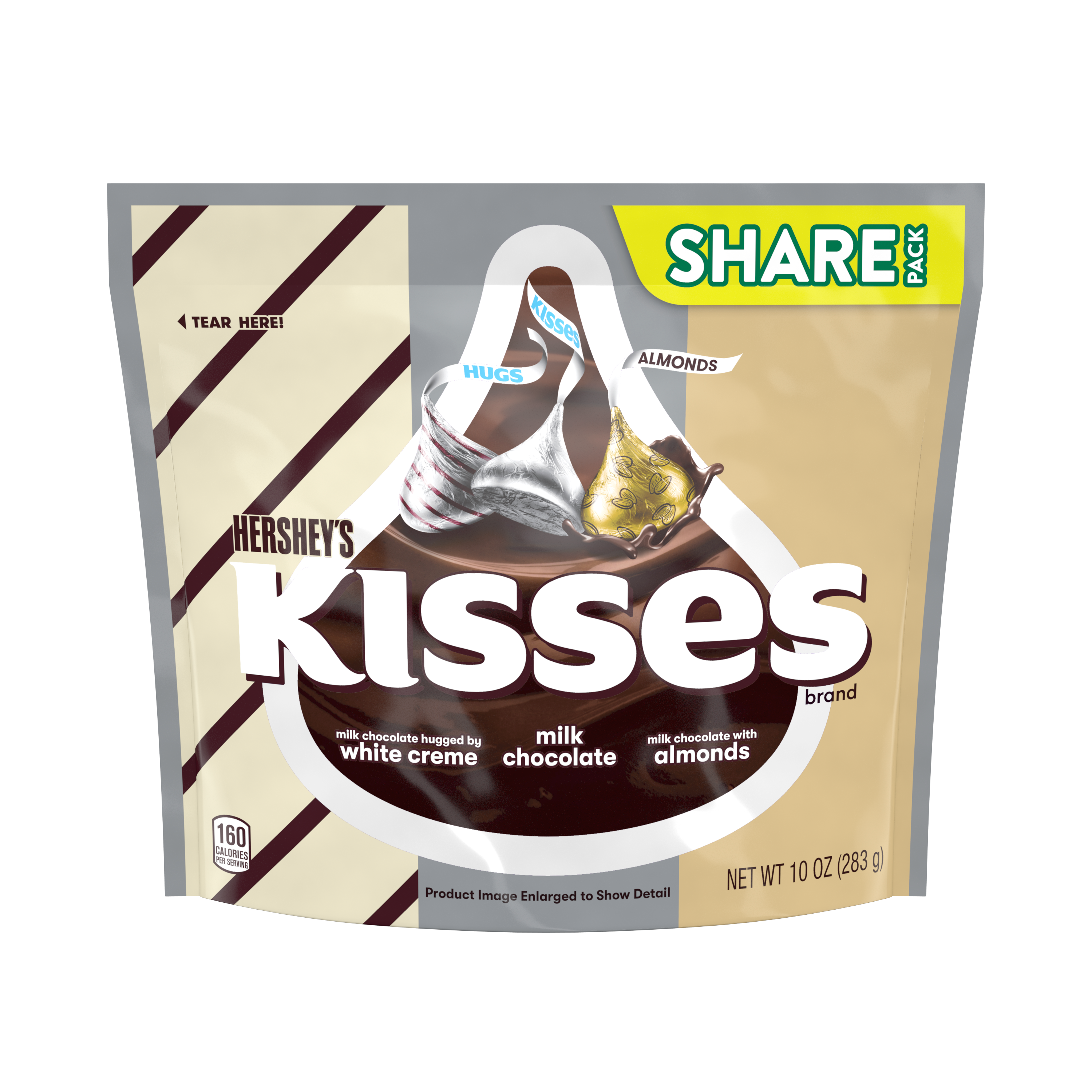 HERSHEY'S KISSES Assortment, 10 oz pack - Front of Package