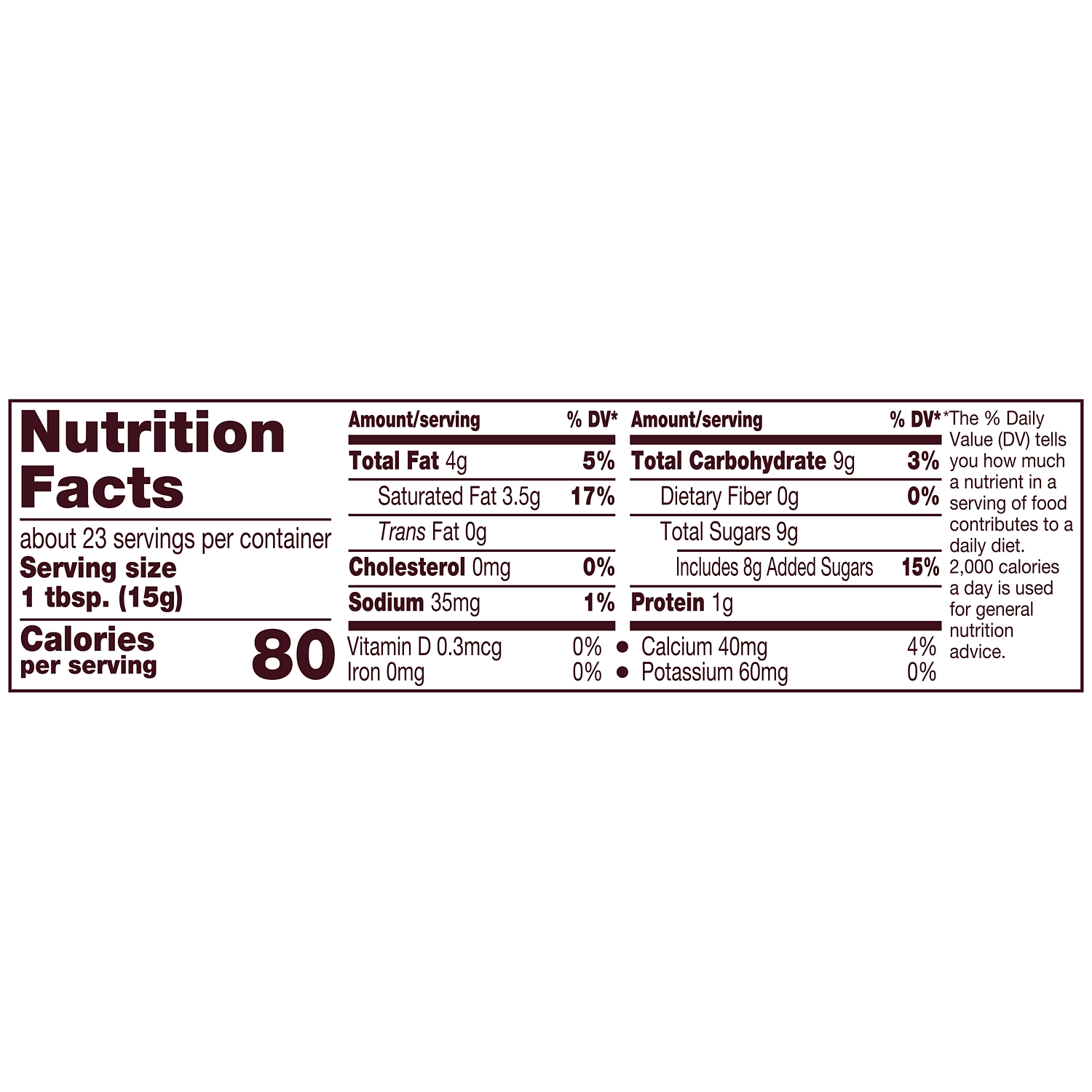 HERSHEY'S Premiere White Creme Chips, 12 oz bag - Nutritional Facts