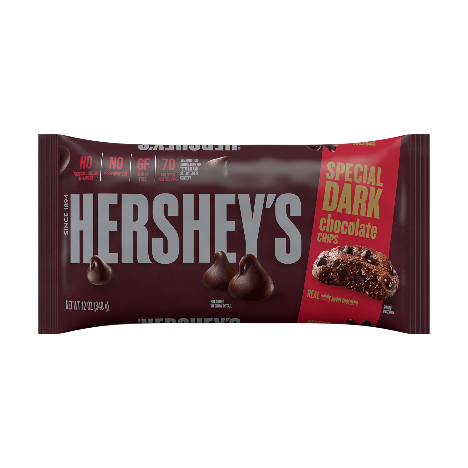 HERSHEY'S SPECIAL DARK Chocolate Chips, 12 oz bag