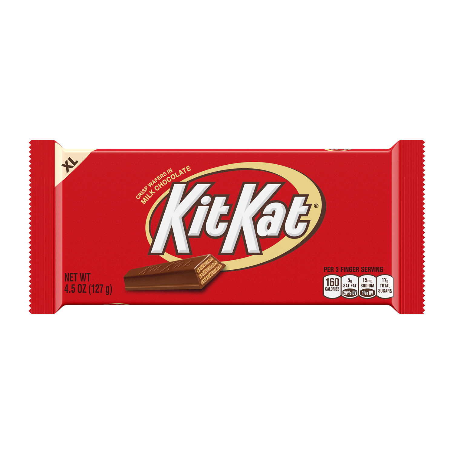 KIT KAT® Milk Chocolate XL Candy Bar, 4.5 oz