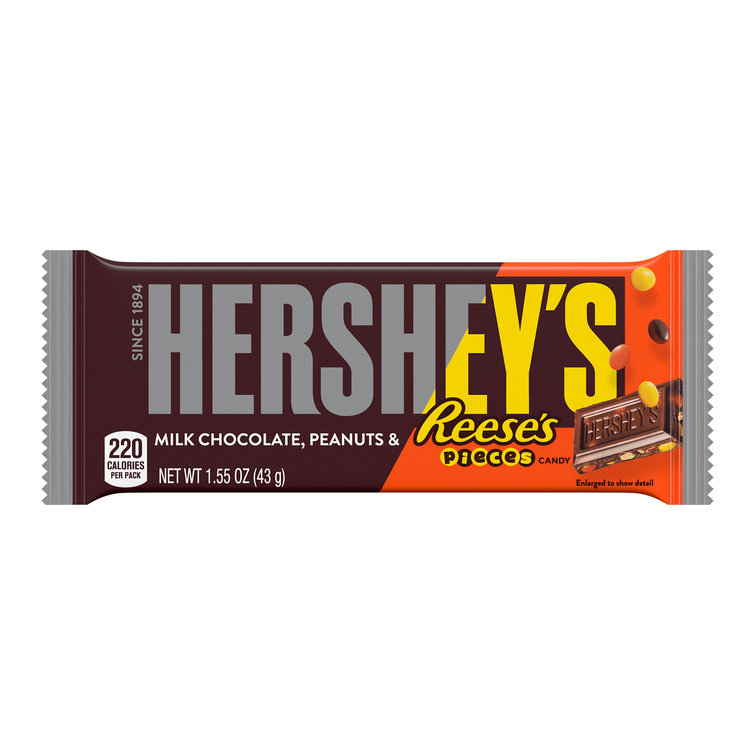 Hershey's Milk Chocolate Standard Bar 36 Count 1.55 Oz