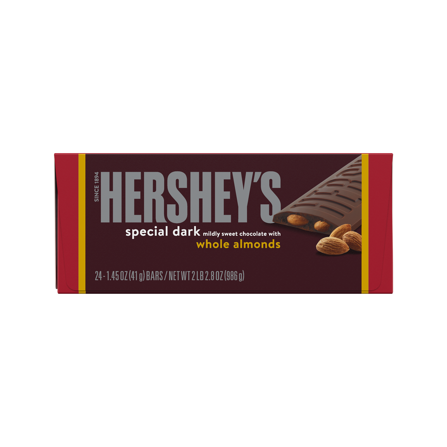 HERSHEY'S SPECIAL DARK Mildly Sweet Chocolate with Almonds Candy Bars