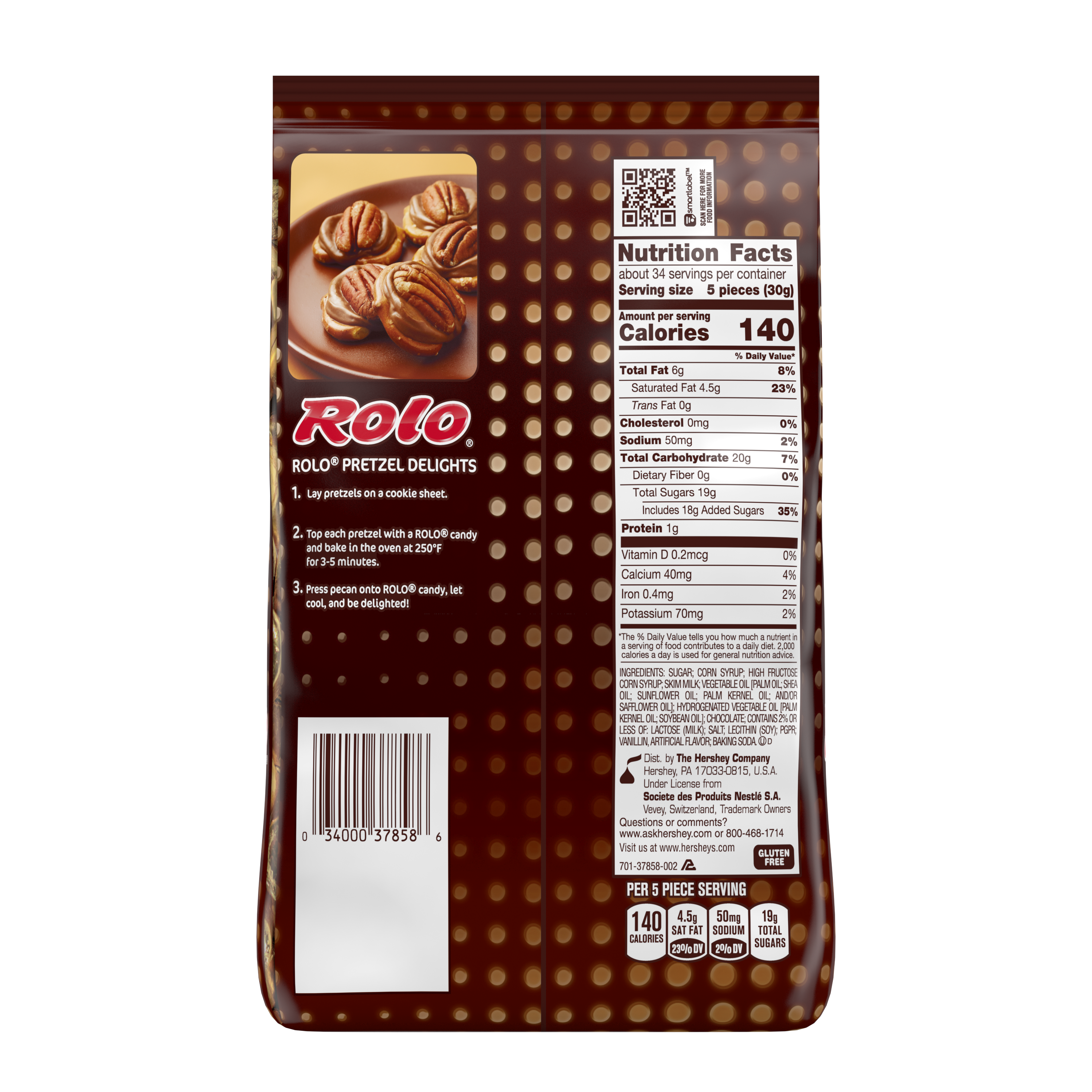 Rolo Creamy Caramels In Rich Chocolate Candy 35 6 Oz Pack