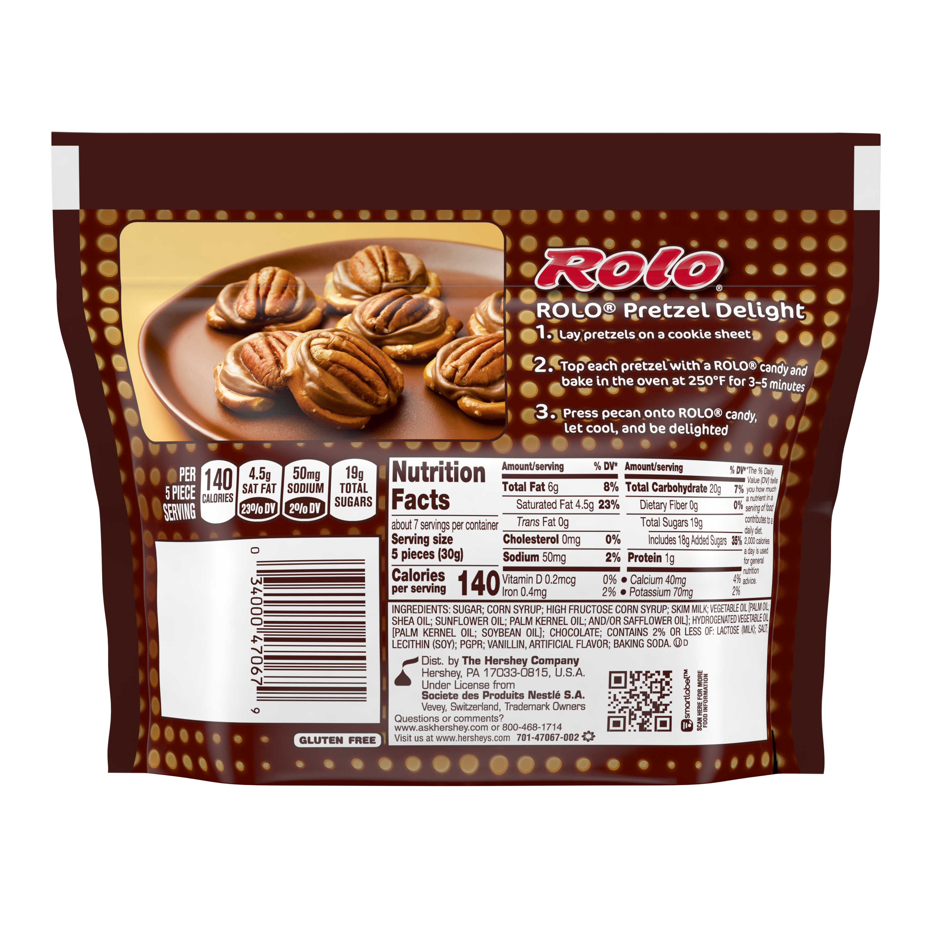 Rolo Creamy Caramels In Rich Chocolate Candy 7 6 Oz Bag