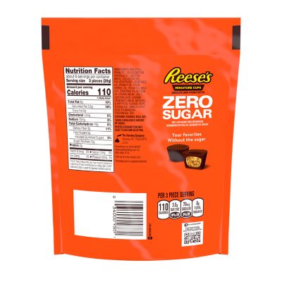REESE'S Zero Sugar Miniatures Chocolate 