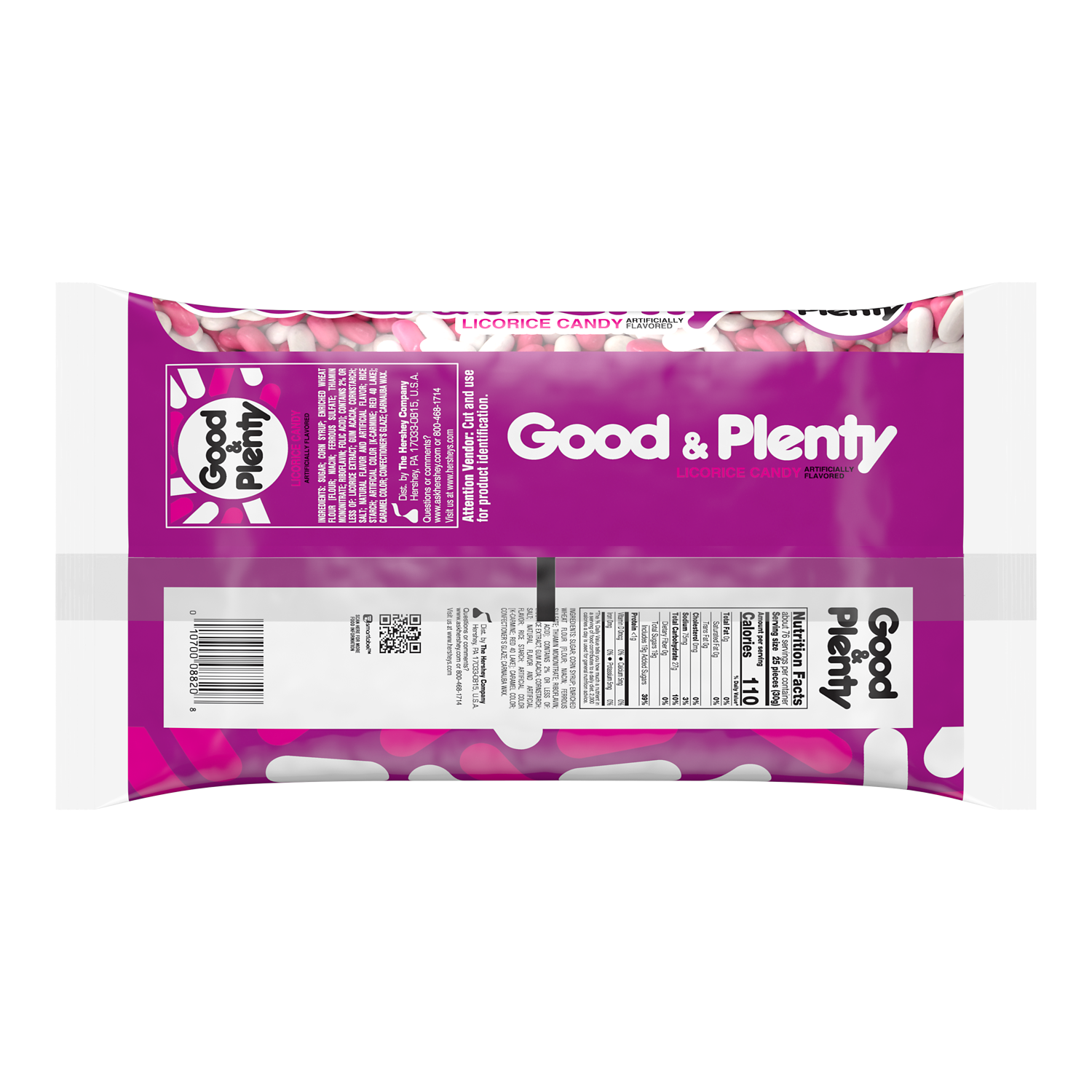 GOOD & PLENTY Licorice Candy, 80 oz bag