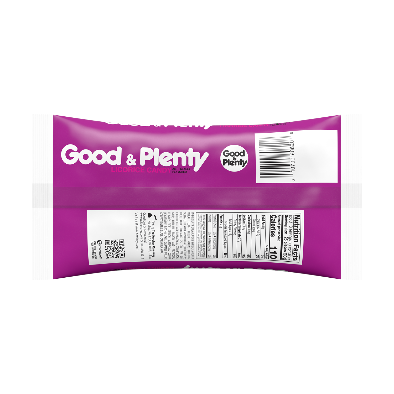 GOOD & PLENTY Licorice Candy, 14 oz bag