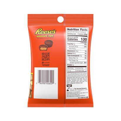 Reeses Miniatures Milk Chocolate Peanut Butter Cups 53 Oz Bag