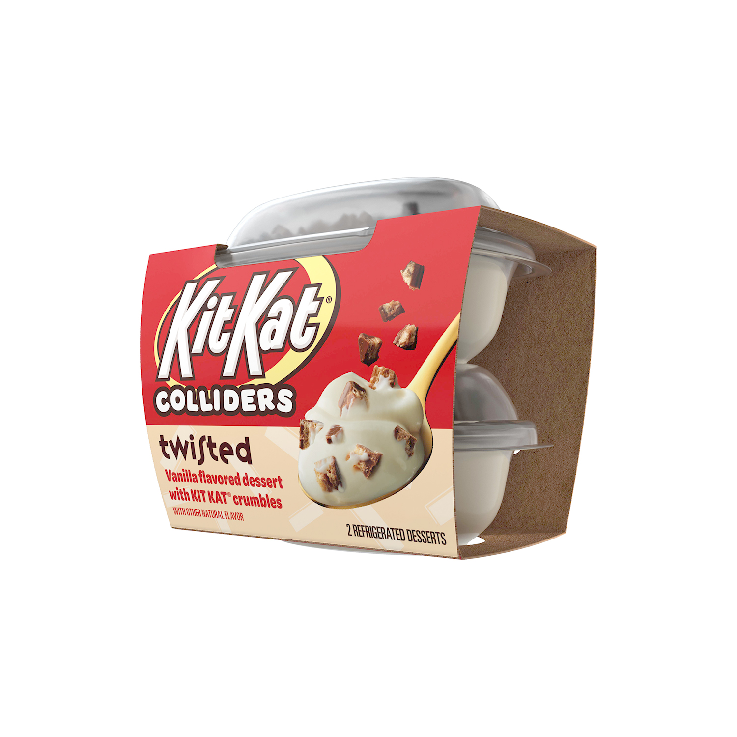 KIT KAT® COLLIDERS™ Twisted Dessert, 7 oz, 2 pack - Right of Package
