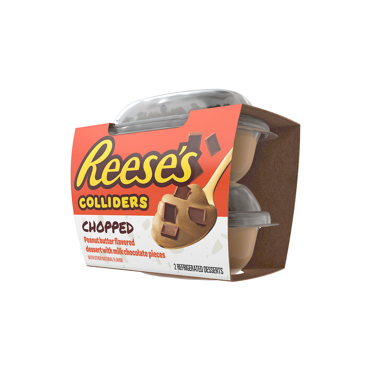 REESE'S COLLIDERS™ Chopped Dessert, 7 oz, 2 pack - Right of Package