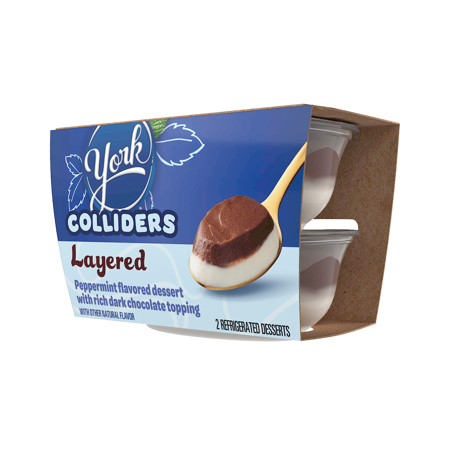 YORK COLLIDERS™ Layered Dessert, 7 oz, 2 pack - Right of Package