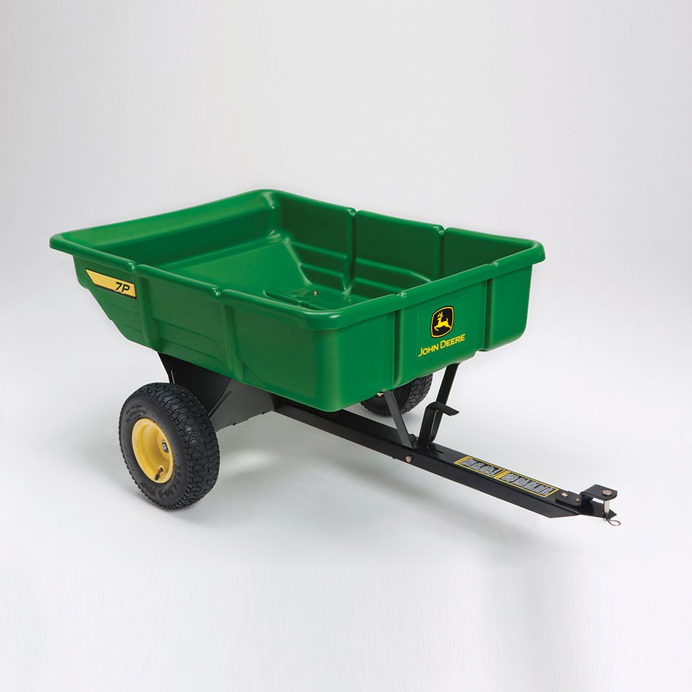 John Deere Lb Cu Ft Tow Behind Poly Utility Cart The Home