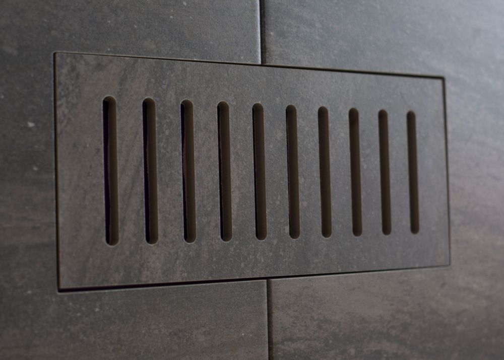 Aod Stone Porcelain Vent Cover Made To Match Fragment Graphite Tile Aod Stone Porcelain Vent Cover Made To Match Fragment Graphite Tile Size 4 Inch X 11