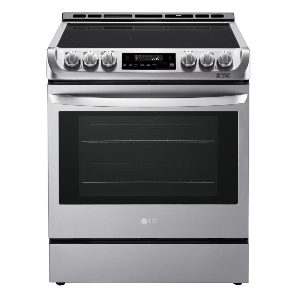 LG Electronics 6.3 cu. ft. Electric Slide-In Range with ProBake Convection  and EasyClean in Stainless Steel