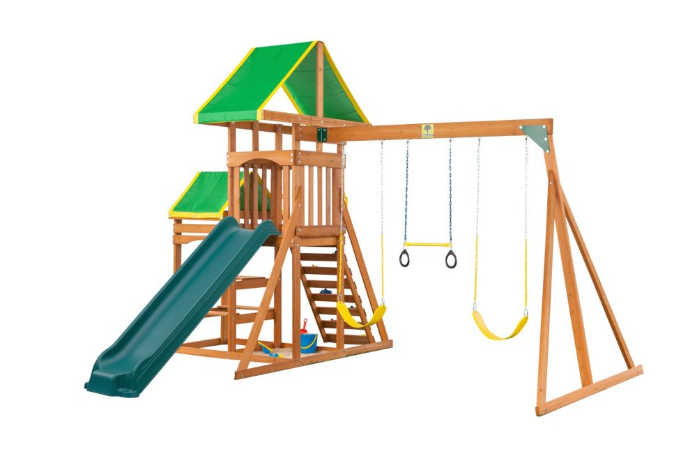 Creative Cedar Designs Woodlands Complete Wooden Playset The Home Creative Cedar Designs Woodlands Complete Wooden Playset