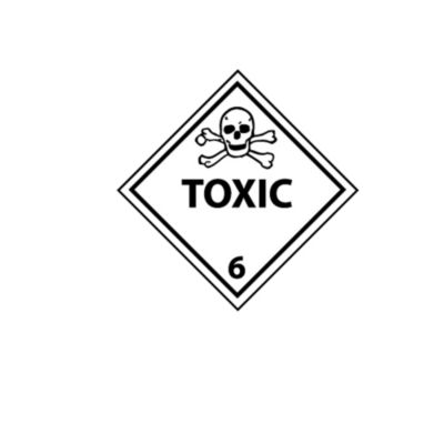 Nmc Dot Shipping Labels - 4X4" - Toxic 6 - 500/Roll