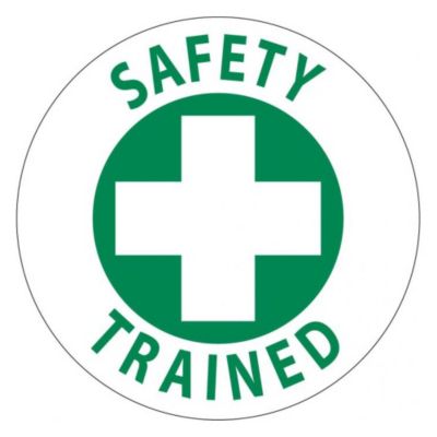 Nmc Health/Safety Hard Hat Emblems - Safety Trained