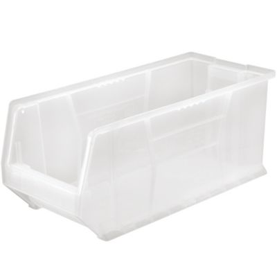 Quantum Hulk 3-Foot Deep Clearview Bins - 23-7/8 X11x10" - Clear - Lot of 4  (QUS953CL)