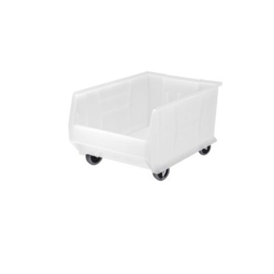 Quantum Hulk 3-Foot Deep Clearview Bins With Casters - 23-7/8 X16-1/2 X11" - Clear  (QUS964MOBCL)