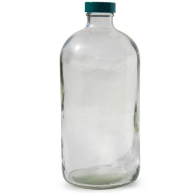 Relius Solutions Narrow-Mouth Clear Glass Bottles - 8 Oz. Capacity - Clear  (BTL-GN-8-CS)