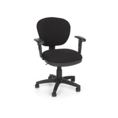 Ofm Task Chair - 16-3/4 -21-1/4" Seat Height - Medium Blue - Medium Blue