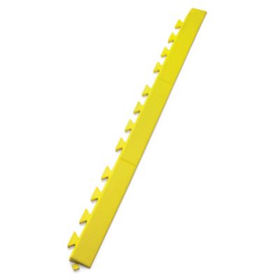 Male Ramp For Wearwell Rejuvenator Modular Connect Anti-Fatigue Mats - Yellow - Yellow - 2'x39"