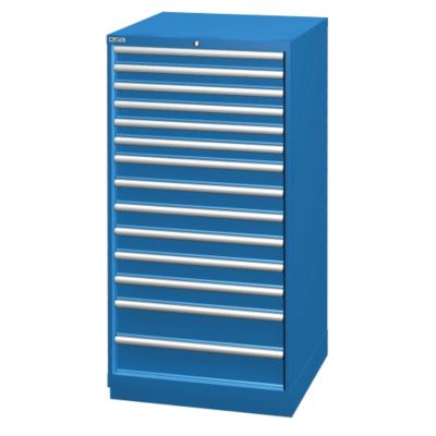 Lista 281/4″ Wide 14drawer Keyed Individually Bright Blue