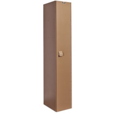 Hallowell Aquamaxa,, Lockers - 1 Tier - 1 Locker Wide - Taupe - Taupe  (HPL1282-1A-TE)