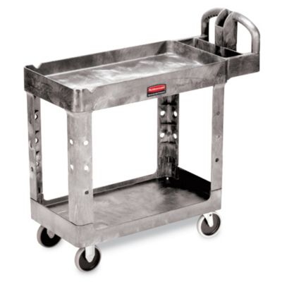 Rubbermaid Premium Universal Shelf Carts - 30"Wx16"D Shelf - 38-1/8"H - Gray - Gray  (4500-88 SPEC GRAY)