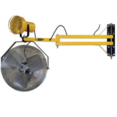 Tpi Dock Fan/Light Combo - 18" Diameter - 115V - -1/8 Hp - 40" Arm Length - Incandescent - Yellow