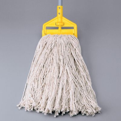 Rubbermaid Economy Cotton Wet Mop Head - 32-Ounce Size/Dry Weight - White  (V119)