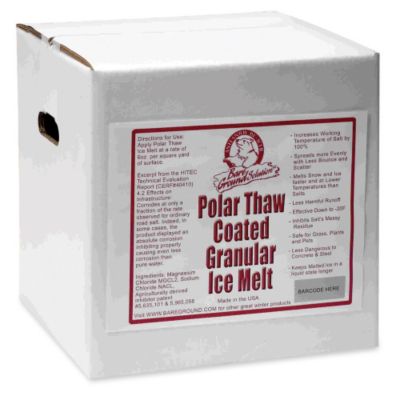 Bareground Boxed Granular Coated Rock Salt - 40 Lbs.