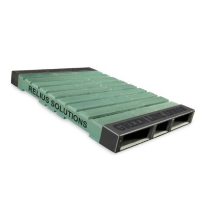 Relius Solutions Green Line Armor Hybrid Pallets - In Stock - 4 Stringers