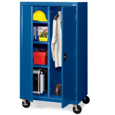 Sandusky Lee Mobile Combination Cabinet - 46X24x77" - Blue