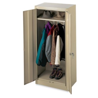 Edsal Wardrobe Cabinet - 30X18x66" - Tan