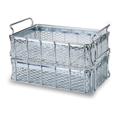Mid-West Wire Basket - 21X13-1/4 X6" - Zinc-Plated - -1/2" Mesh Sides And Bottom