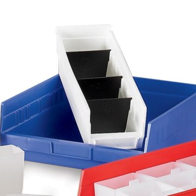 Akro-Mils Dividers For Small Parts Shelf Bins - Fits Bin 44072, 44080, 44095