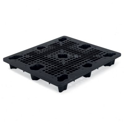 Orbis Injection Molded Pallets - Flat - Black