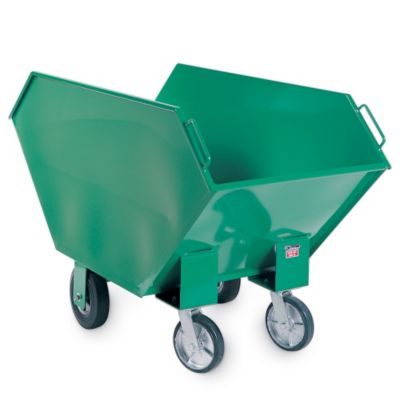 Valley Craft Steel Hopper Truck 3/8 cu. Yd. Capacity Green Podzone