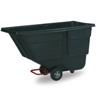 Rubbermaid Economy Tilt Trucks - 28"Wx56-3/4"Dx38-5/8"H - Black