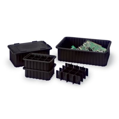 Lewisbins+ Vertical Dividers For Conductive Divider Boxes - Long Dividers - Slot Qty. 5 - Fits Box 4711300