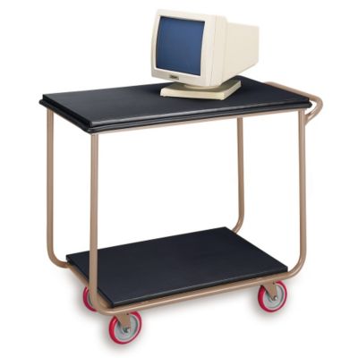 Little Giant Premium Instrument Carts - 5" Polyurethane Casters - 4 Swivel - Tan