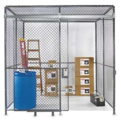 Wireway/Husky Complete Bolted Wire Enclosure - 4 Sides - With Ceiling - 20'Wx10'dx8'h