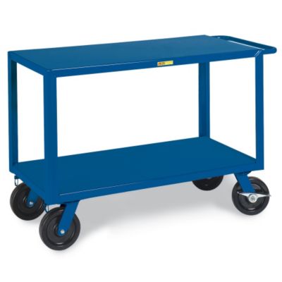 Little Giant 5000-Lb. Capacity Utility Carts - Two Rigid, Two Swivel Casters - 48"Wx24"D Shelf