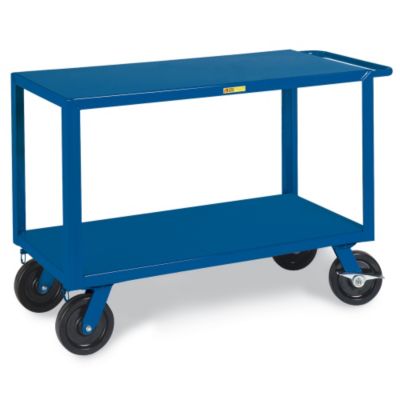 Little Giant 5000-Lb. Capacity Utility Carts - Two Rigid, Two Swivel Casters - 48"Wx30"D Shelf