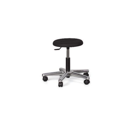 Brewer Polyurethane Stool - Chair - 15-20" Seat Height - Black